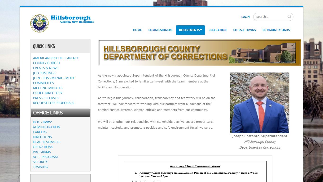 The Official Hillsborough County Dept. of Corrections ...